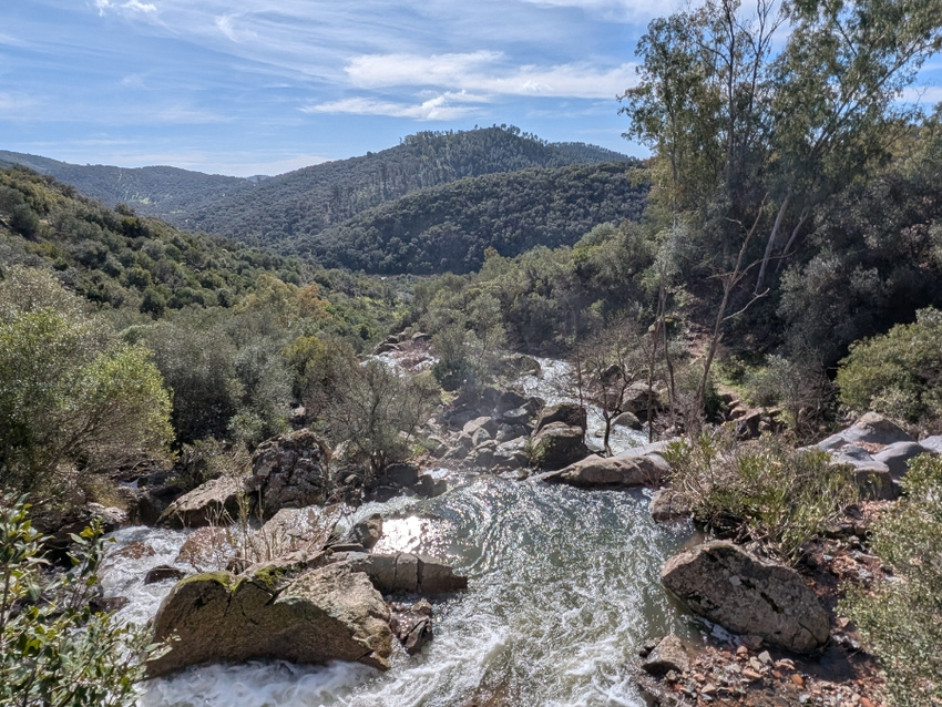 Sierra Morena Cordobesa, las Cascadas del Rio Orejon